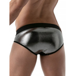 ToF Paris Metal Brief Underwear Silver (T8853)