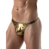 ToF Paris Metal Thong Underwear Gold (T8854)