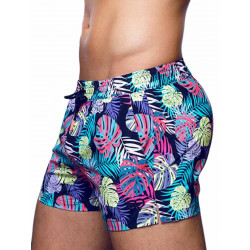 2Eros Print Swimshorts Monstera Black (T8915)