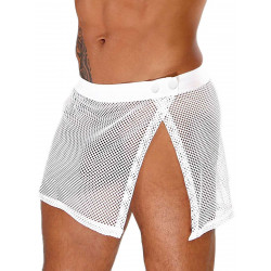 ToF Paris Circuit Mesh Skirt White (T8984)