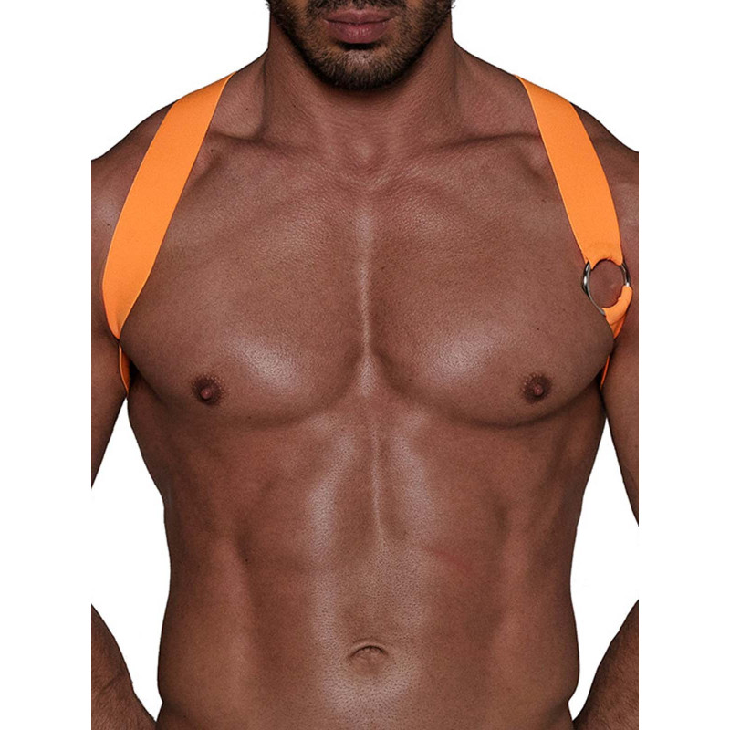 ToF Paris Party Boy Elastic Harness Neon Orange (T8971)