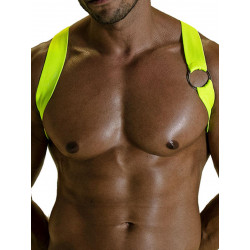 TOF Party Boy Elastic Harness Neon Yellow (T8974)