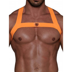 TOF Fetish Elastic Harness Neon Orange (T8975)