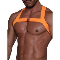 ToF Paris Fetish Elastic Harness Neon Orange (T8975)