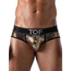 ToF Paris Star Brief Underwear Gold/Black (T9000)