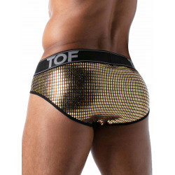 ToF Paris Star Brief Underwear Gold/Black (T9000)