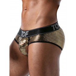 ToF Paris Star Brief Underwear Gold/Black (T9000)