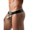 ToF Paris Star Stringless Thong Underwear Gold/Black (T8996)