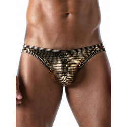 TOF Paris Star Mini Brief Underwear Gold (T8994)