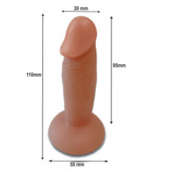 Rude Rider Short Light Rider Dildo 10 x 3 cm Silicone (T7736)