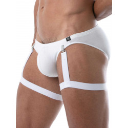 ToF Paris Leg Harness White One Size (T9010)