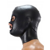 ToF Paris Fetish Hood Open Eyes And Mouth Black One Size (T9023)