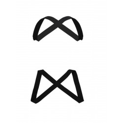 Gayrado Elastic X-Back Harness Black (T7451)