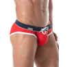 ToF Paris Holidays Swim Brief Swimwear Red/Navy (T9112)