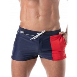 ToF Paris Holidays Swim Shorts Swimwear Navy/Red (T9125)