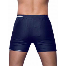 Supawear Full Lined Mesh Shorts Tight Fit Black Onyx (T9032)