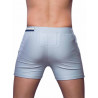 Supawear Full Lined Mesh Shorts Tight Fit Light Grey (T9033)