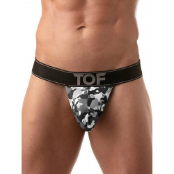 ToF Paris Iconic Stringless Thong Underwear Grey Camo (T9097)
