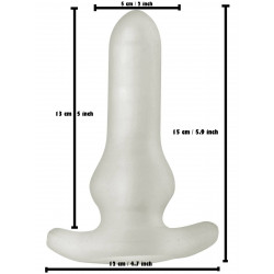 Rude Rider Anal Plug/Fucking Device Transparent (T7639)