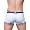 Supawear Ribbed Slashed Trunk Underwear White (T9148)