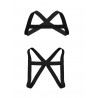 Gayrado Elastic X-Shoulder Back Harness Black (T7983)