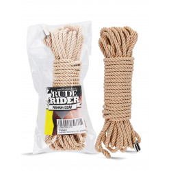 Rude Rider Rope 5mm x 10m Polyester Beige (T9055)