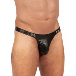 Manstore Popper String M2270 Underwear Thongs Black (T9317)