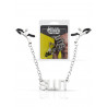 Rude Rider Slut Nipple Clamps Metal/PVC (T9046)