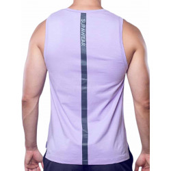 Supawear Solid And Mesh Tank Top Purple (T9383)