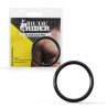 Rude Rider Silicone Cock Ring Thin Black (T9387)