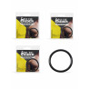 Rude Rider Silicone Cock Ring Thin Black (T9387)