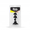 Rude Rider Sparkling Anal Plug Small Black (T9221)