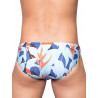 2Eros V20 Signature Print Swim Brief Swimwear Caribbean Twist (T9452)