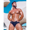 2Eros BLK Double Strap Swim Brief V20 Black (T9574)