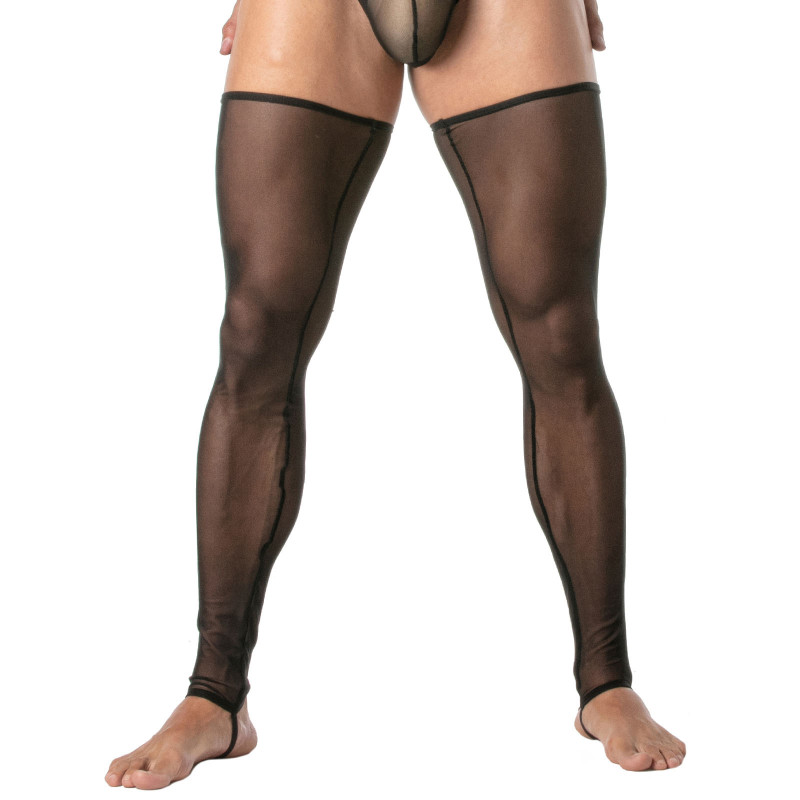 ToF Paris Mesh Long Legs Black (T9608)