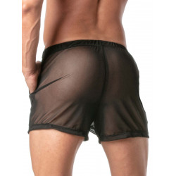 ToF Paris Mesh Shorts Black (T9605)