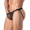 ToF Paris Mesh Jockstrap Underwear Black (T9599)