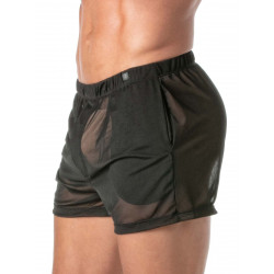 ToF Paris Mesh Shorts Black (T9605)