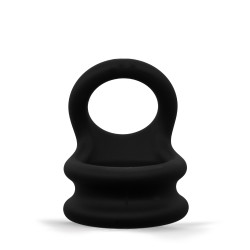 Rude Rider Cock-Ball Combo Soft Silicone Black (T9214)