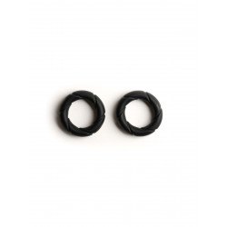 Liquid Silicone Ready Rings 2-Pack Black (T9630)