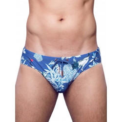 2Eros Print Swim Briefs V10 Orient Dream (T9634)