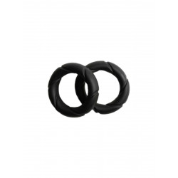 Liquid Silicone Ready Rings 2-Pack Black (T9630)
