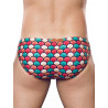 2Eros Print V20 Swim Briefs Swimwear Retro Red (T9655)