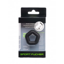 Sport Fucker Pentagon Ring Black (T9670)