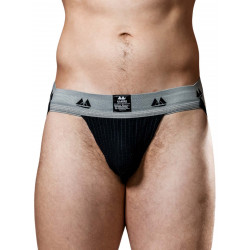 MM The Original Jockstrap Underwear Black/Grey 2 inch (T6220)