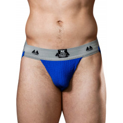 MM The Original Jockstrap Underwear Royal/Grey 2 inch (T6222)