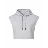 Supawear Cropped Hoodie Grey (T9923)