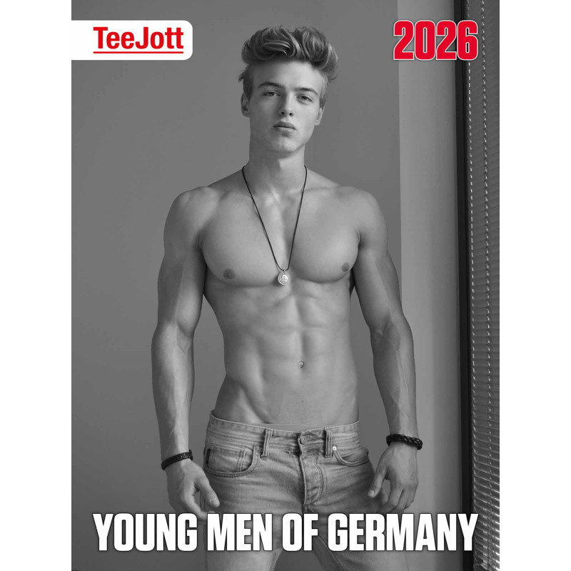 TeeJott: Young Men of Germany 2026 Calendar (M1117)