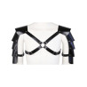 Shoulder Protector Harness Leatherette Black Adjustable (T9080)