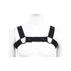Neoprene Sport Muscle Harness Black Adjustable (T9079)